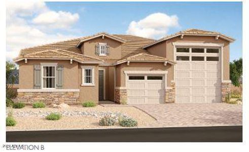 New construction Single-Family house 17637 W Blue Sky Drive, Surprise, AZ 85387 Deacon- photo 0