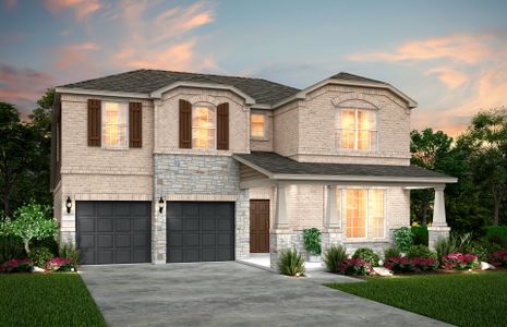 New construction Single-Family house 12121 Paseo De Los Lagos Lane, Manor, TX 78653 Albany- photo 0 0