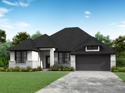 New construction Single-Family house 15207 Tree Swallow Court, Magnolia, TX 77354 Mustang D- photo 0 0