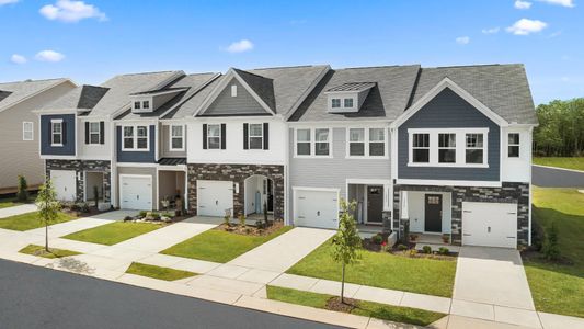 New construction Townhouse house 286 Whitley Ridge Drive, Clayton, NC 27527 Litchfield- photo 0