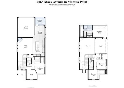 New construction Single-Family house 2065 Mack Avenue, Van Alstyne, TX 75495 Belmont Plan- photo 1 1