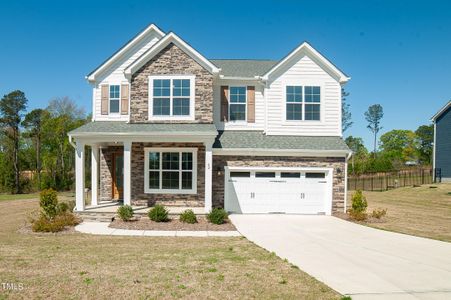 New construction Single-Family house 62 South Clearbrook Court, Angier, NC 27501 Wembley F- photo 16 16