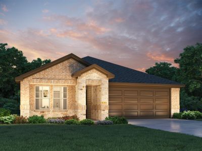 New construction Single-Family house 107 Capella Way, Hutto, TX 78634 The Callaghan (830)- photo 0
