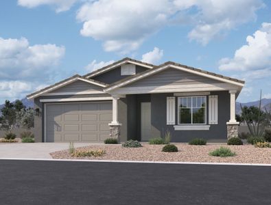 New construction Single-Family house 7673 W Saddlehorn Rd, Peoria, AZ 85383 Larkspur Homeplan- photo 0