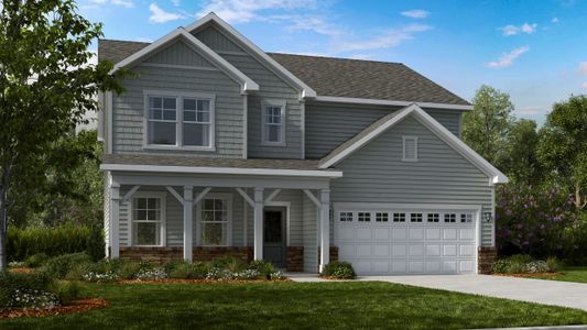 New construction Single-Family house 1144 Sun Springs Road, Wake Forest, NC 27587 Ashford- photo 0