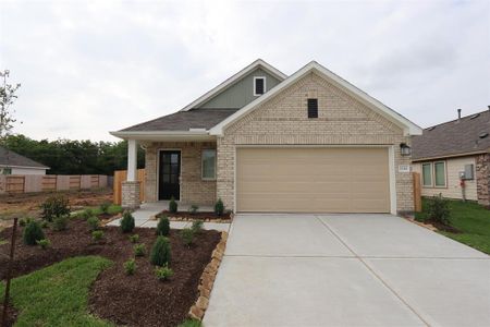 New construction Single-Family house 1214 Filly Creek Drive, Alvin, TX 77511 Periwinkle- photo 0 0