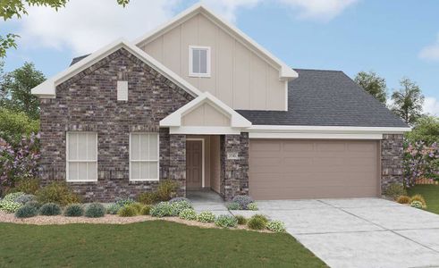 New construction Single-Family house Landmark Series - Meyerson, 4024 Colony River Rock Boulevard, Pinehurst, TX 77362 - photo