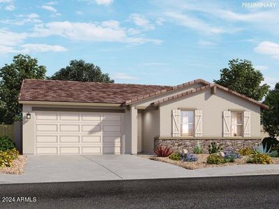 New construction Single-Family house 8810 W Odeum Lane, Tolleson, AZ 85353 Cedar- photo 0