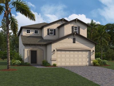 New construction Single-Family house 2822 Misty Marble Drive, Zephyrhills, FL 33540 Herrera- photo 3 3