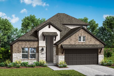 New construction Single-Family house 200 Oak Blossom Road, Liberty Hill, TX 78642 Fairfield- photo 1 1