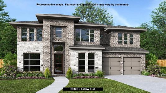 New construction Single-Family house 29834 Longleaf Grove Lane, Fulshear, TX 77441 Design 3593W- photo 0 0