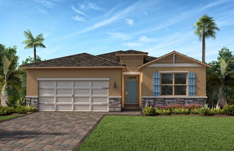 New construction Single-Family house 17598 Blazing Star Circle, Clermont, FL 34714 DELRAY- photo 1 1