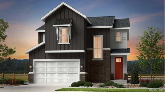 New construction Single-Family house 3537 N Duquesne Court, Aurora, CO 80019 Gray- photo 0