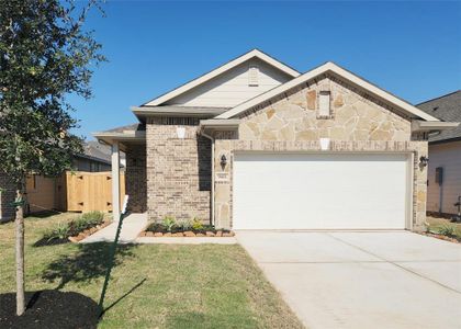 New construction Single-Family house 9411 Hard Rock Road, Conroe, TX 77303 - photo 0