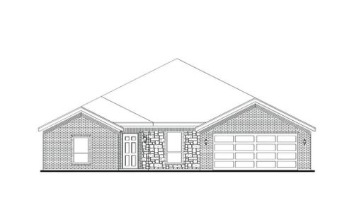 New construction Single-Family house 404 Basalt Drive, Azle, TX 76020 Hampton II- photo 1 1