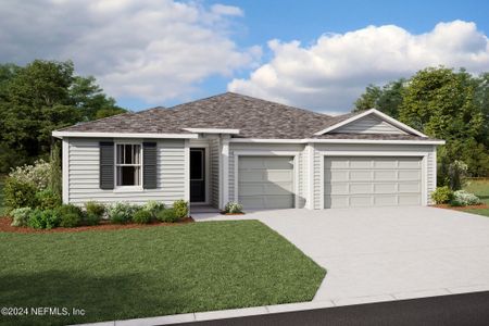 New construction Single-Family house 2872 Bella Terra Loop, Green Cove Springs, FL 32043 Saratoga- photo 0