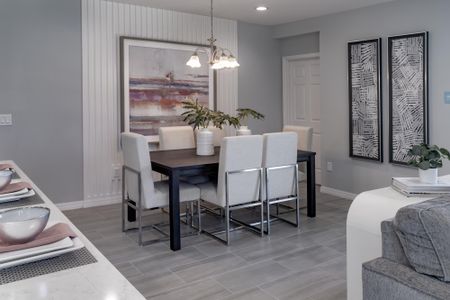 Dining Room - Piper - Townhomes at Sky Lakes Estates in St. Cloud, FL by Landsea Homes