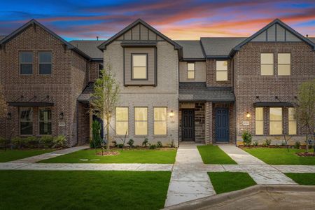 New construction Townhouse house 6210 Baritone Court, Sachse, TX 75048 Brown Homeplan- photo 5 5