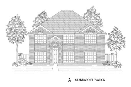 New construction Single-Family house Hillcrest 45 2R-CW (w/Media), 1308 Peregrine Trail, Frisco, TX 75036 - photo