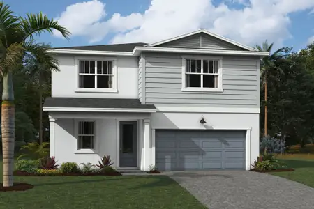 New construction Single-Family house 7274 Lenora Ln, Lake Worth, FL 33467 Benton- photo 0