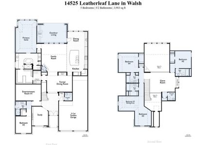 New construction Single-Family house 14525 Leatherleaf Lane, Aledo, TX 76008 222 Plan- photo 1 1