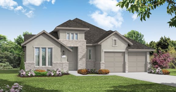 New construction Single-Family house Eden (2450-HV-45), 31703 Harmony Heights Lane, Hockley, TX 77447 - photo