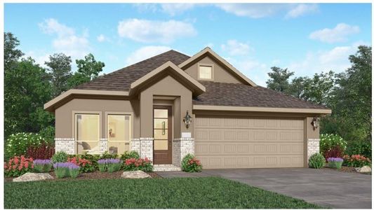 New construction Single-Family house 27122 Coneflower Daisy Way, Hockley, TX 77447 Donovan- photo 0 0