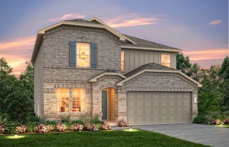 New construction Single-Family house Sandalwood, 11808 Paseo De Los Lagos, Manor, TX 78653 - photo