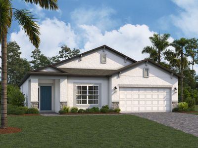 New construction Single-Family house 4837 Foxglove Circle, Lakeland, FL 33811 Picasso- photo 0