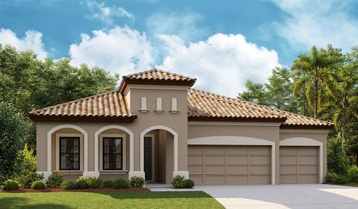 New construction Single-Family house Islamorada I, 10858 Rustic Timber Loop, San Antonio, FL 33576 - photo
