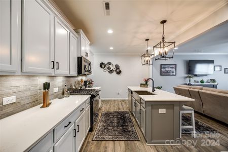 Quartz Countertops/Lovely Backsplash