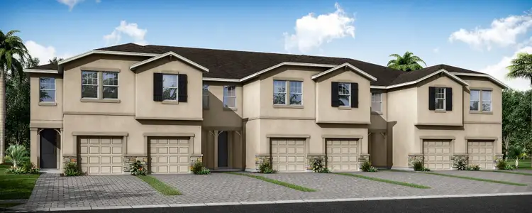 New construction Townhouse house 31564 Woodland Race Loop, Wesley Chapel, FL 33545 - photo 1 1