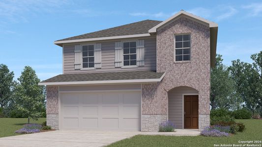 New construction Single-Family house 5052 Epidosite Road, San Antonio, TX 78253 The Grace- photo 0 0