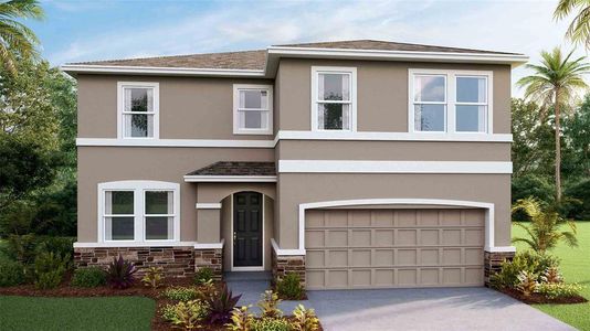 New construction Single-Family house 9854 Rowing Dale Bend, Wesley Chapel, FL 33545 - photo 0 0