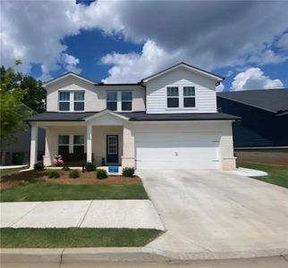 New construction Single-Family house 4981 Silver Canoe Way, Lawrenceville, GA 30044 Brentwood- photo 0