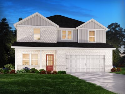 New construction Single-Family house 3142 Bell Nook Way, Lawrenceville, GA 30044 - photo 0 0