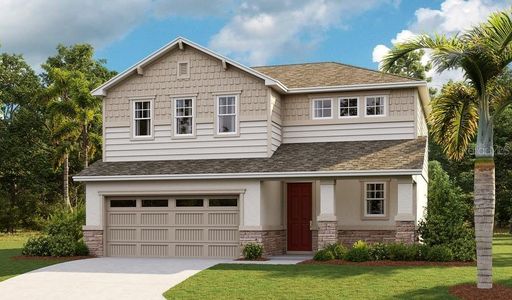 New construction Single-Family house 1423 Addison Bluff Lane, Kissimmee, FL 34744 Coral- photo 0