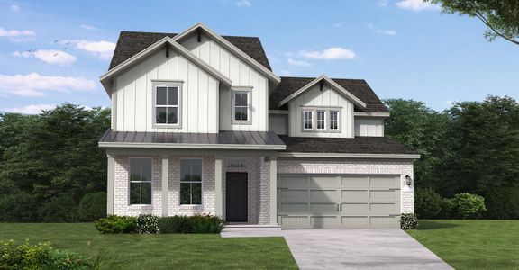 New construction Single-Family house Kendall (3187-CV-40), 2325 Banda Bend, Round Rock, TX 78681 - photo