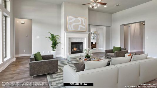 New construction Single-Family house 24229 Downhill Lie, San Antonio, TX 78261 Design 2916W- photo