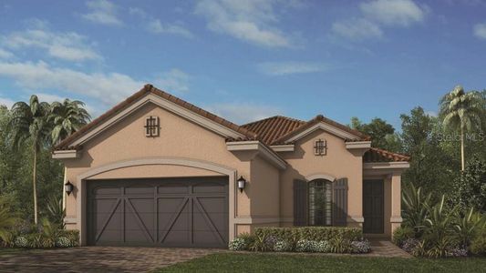 New construction Single-Family house 11425 Trivio Terrace, Palmetto, FL 34221 Matera- photo 0