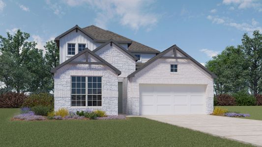 New construction Single-Family house 2140 Ghost Rider Court, Leander, TX 78641 - photo 1 1