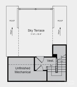 Structural options include: full bath on lower level, fireplace, storage, sky terrace.