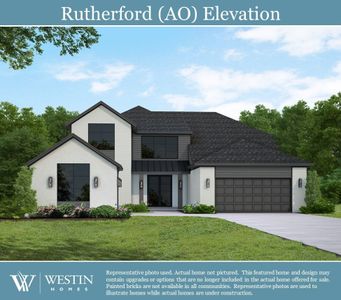 New construction Single-Family house 15710 Saffron Summer Street, Conroe, TX 77302 The Rutherford- photo 0