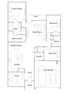 New construction Single-Family house 3006 Blue Abelia Street, Rosenberg, TX 77471 Chrysanthemum- photo 1 1