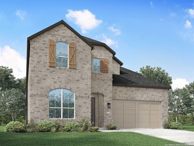 New construction Single-Family house 208 Moose Trail, Cibolo, TX 78108 Cambridge Plan- photo 0