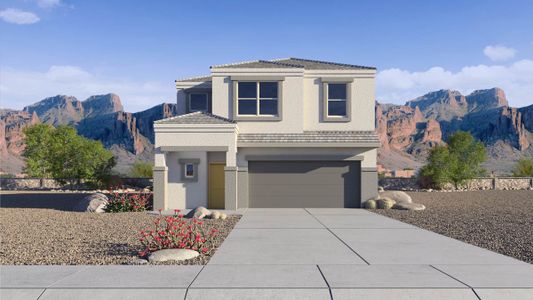 New construction Single-Family house Fuji, 28223 North Ice Cavern Lane, San Tan Valley, AZ 85143 - photo