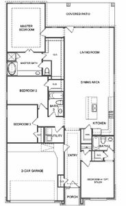 New construction Single-Family house Floor Plan 2121, 20107 Sedona Park Drive, Hockley, TX 77447 - photo