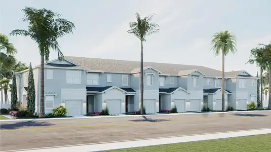 New construction Townhouse house 679 Se Lake Falls Street, Port St. Lucie, FL 34984 Cocco- photo 0 0