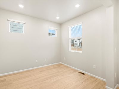 The Vail floorplan interior image taken at a Meritage Homes community in Northern Colorado.