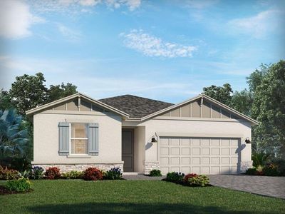 New construction Single-Family house 8552 Dahlia Circle, Port Saint Lucie, FL 34986 Bergamo- photo 0